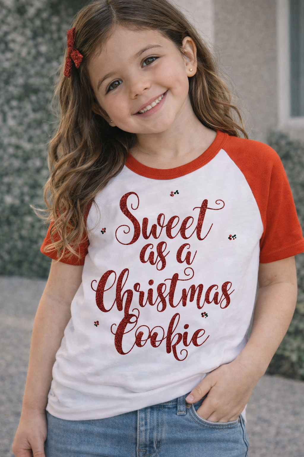 Christmas cookie child t-shirt